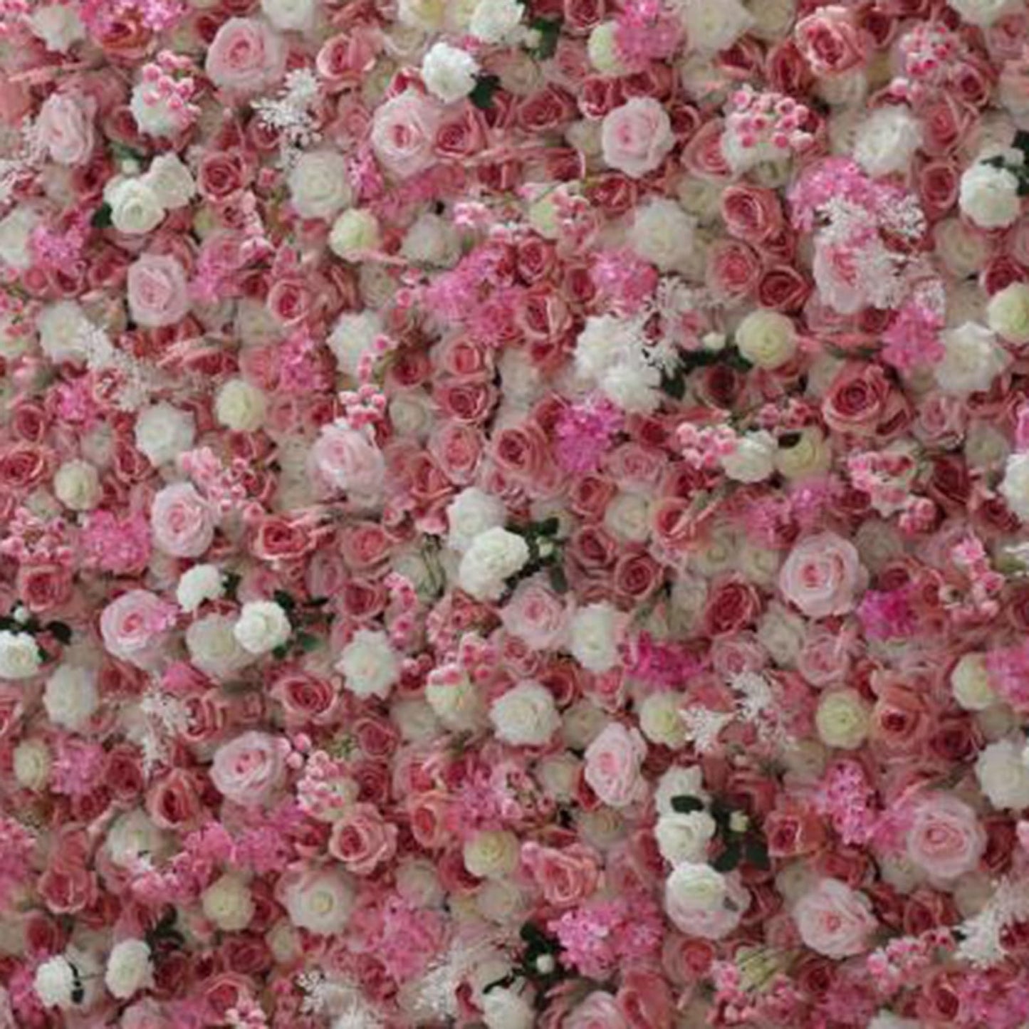 Handmade Pink Floral Rose Wall Large Artificial Flower Wall Backdrop Panels,Rose Wedding Backdrop 3D Floral Wall Fabric Flower Wall For Party Baby Shower Bridal Wedding Backgr,2m*2m/6.56*6.56FT