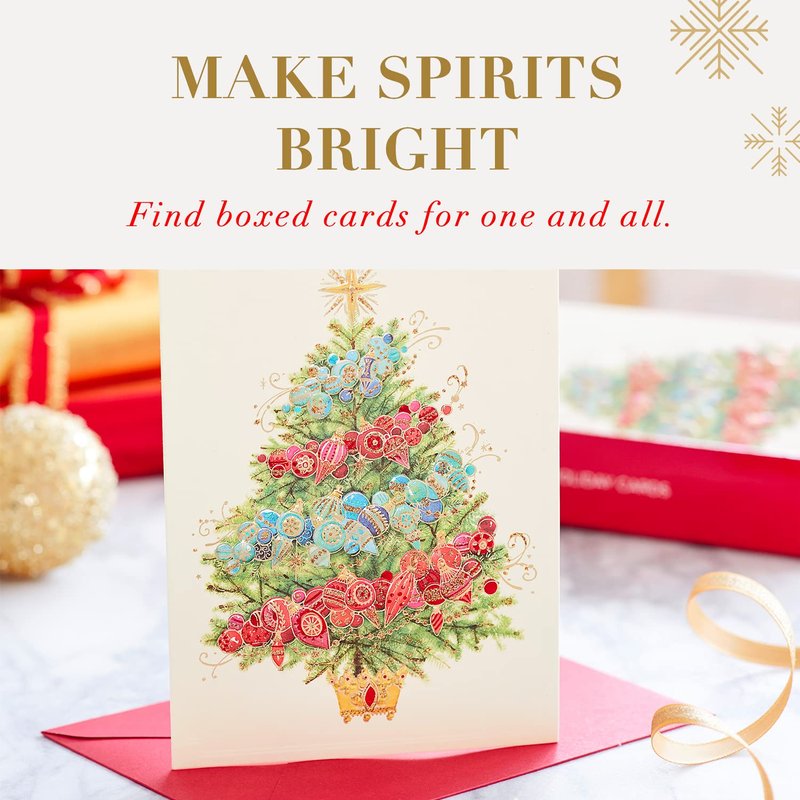 Papyrus Petite Religious Christmas Cards Boxed with Envelopes & Signature Hummingbird Seals, Nativity Scene (20-Count)