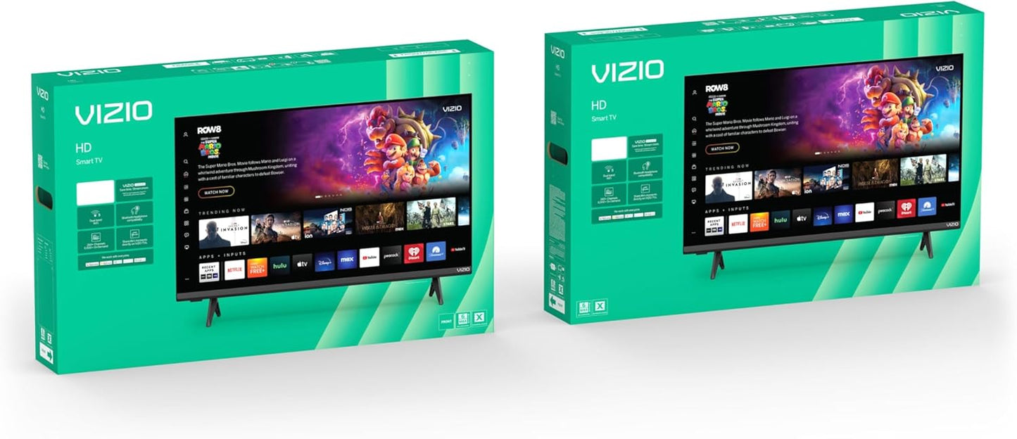 VIZIO 32-inch HD Smart TV 720p LED w/Alexa Compatibility, Google Cast Built-in, Bluetooth Headphone Capable (VHD32M-08, New)