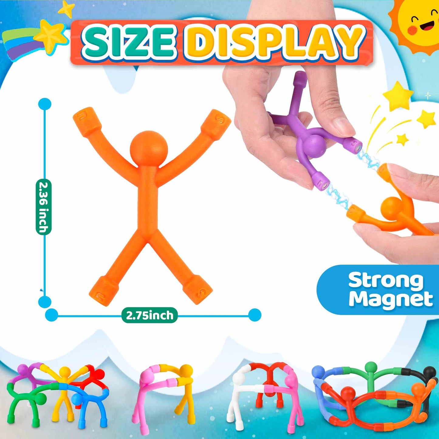 Magnetic Travel Toys for Toddlers Kids 5PCS, Airplane Car Travel Activities Essential, Fidget Toys Road Trip Sensory Toy, Fidgets for Classroom Toys for 3 4 5 6 7 8 Year Old, Gifts for Boys and Girls