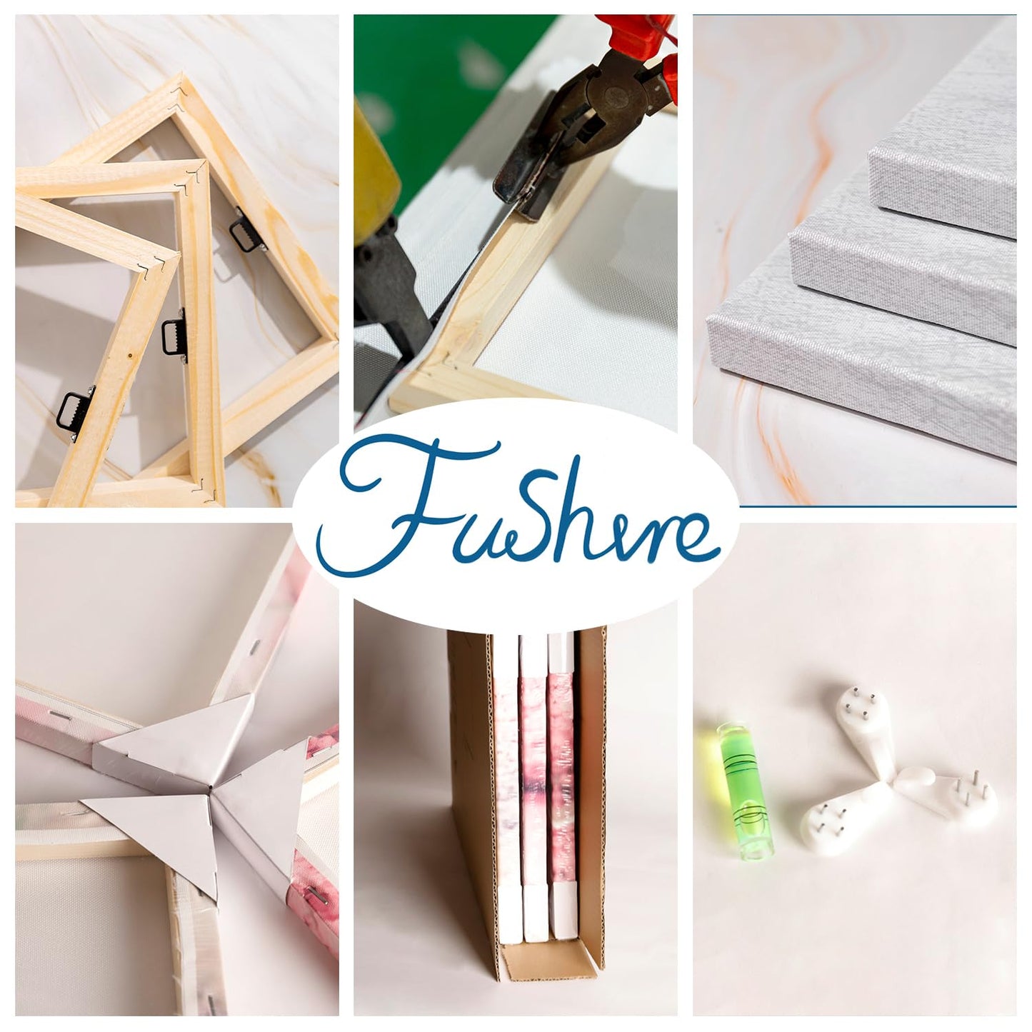 FuShvre Gothic Wall Art Skeleton Pictures Painting Canvas Red Moody Romantic Home Kitchen Restaurant Wall Decor Framed 12x16 inches each (Red)