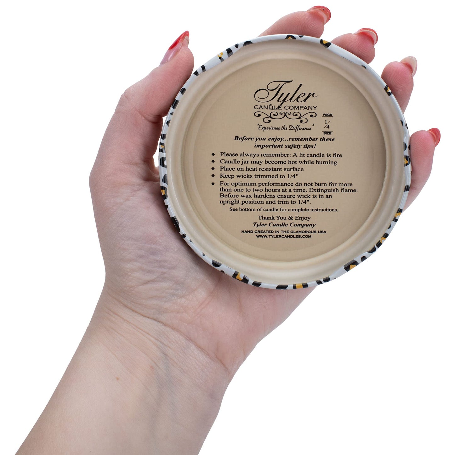 Tyler Candle 1 X Prestige Collection 22oz Two Wick Frosted Pomegranate Scent