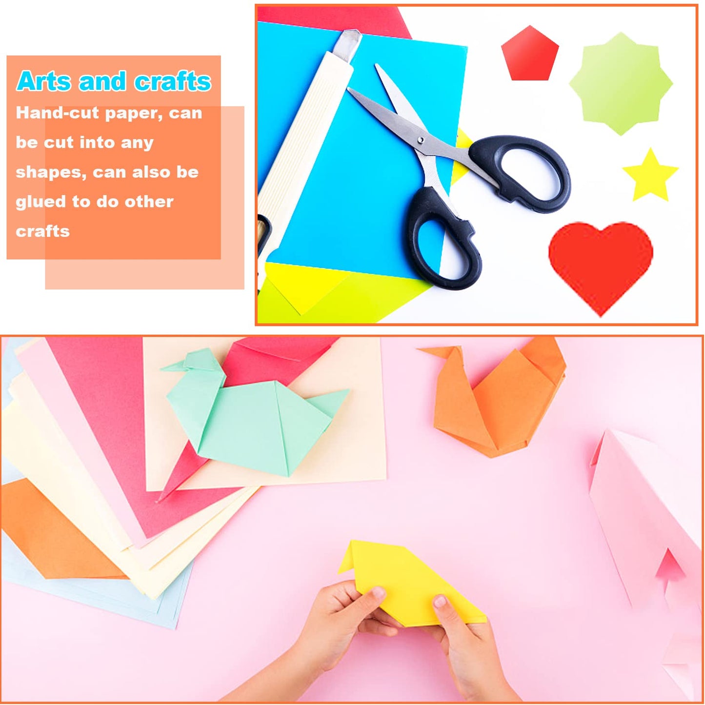 KAIHENG 20 Sheets of Clear Double Sided Tape Sheet, A4 Size Extra Strong Adhesive Double Sided Tape Sheets with Yellow Liner for DIY Party/Art/Craft/Home Decorative Tape