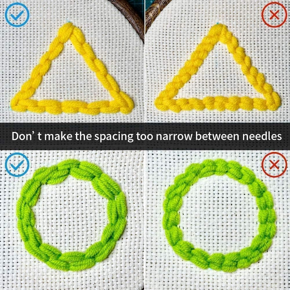 ZuoAnLF Punch Needle Kit with Hoop for Beginners, DIY Handmade Punch Needle Set with Yarn and Pattern Fabric, Relaxing Craft Activity for Adults and Teens, Home Décor & Gift Idea (Turtle)