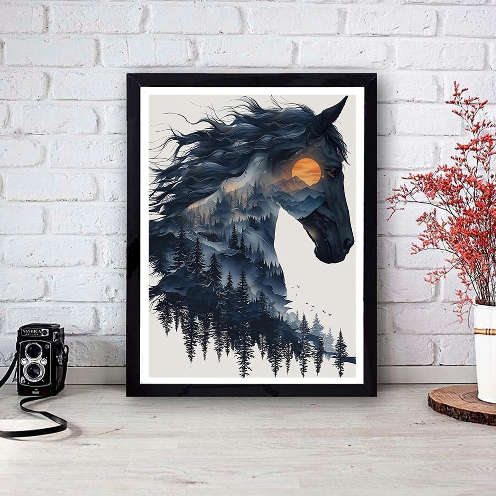 VIGEGU 6 Pack Diamond Art Kits for Adults,Forest Animals Diamond Painting Kit for Adults Beginners,Diamond Dots Gem Painting for Adults Home Decor 11.8x15.7inch