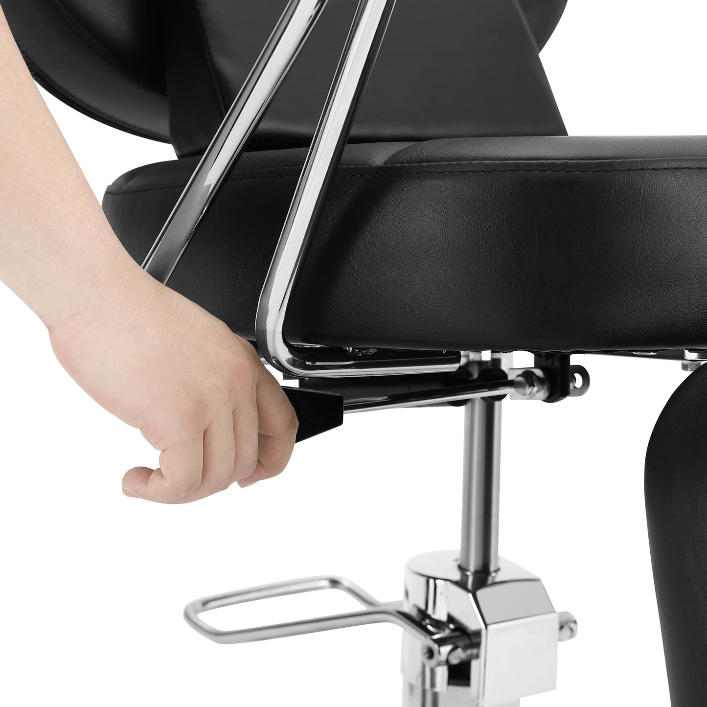 Multi-Functional Beauty Salon Barber Chair for Long Beauty Sessions and a Variety of Services Such As Haircuts, Shaving, Skincare Treatments, Tattoo Shop,and Makeup (Black)