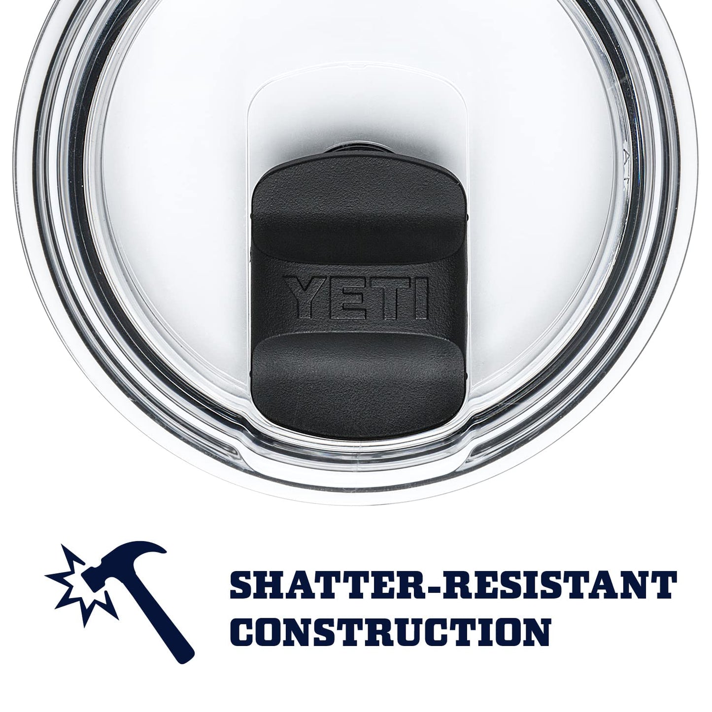 YETI Rambler 10 oz Lowball, Vacuum Insulated, Stainless Steel with MagSlider Lid, Stainless
