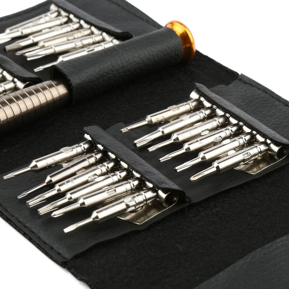 H&S Precision Torx Screwdriver Set - Mini Screwdriver Tool Kit For Glasses Watch Or Laptop - Portable Small And Compact Computer Or Jewelers Repair Kit - Mini Tool Kit - Glasses Repair Kit