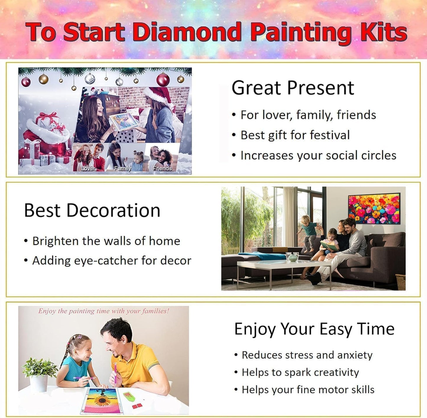 Ekuxom Large Diamond Art Kits for Adults-Waterfall Large Dragon Diamond Painting Kits for Adults-Round Full Drill Waterfall Diamonds Art Painting Kit for Gifts Home Wall Decor 27.5 X 15.7 inch