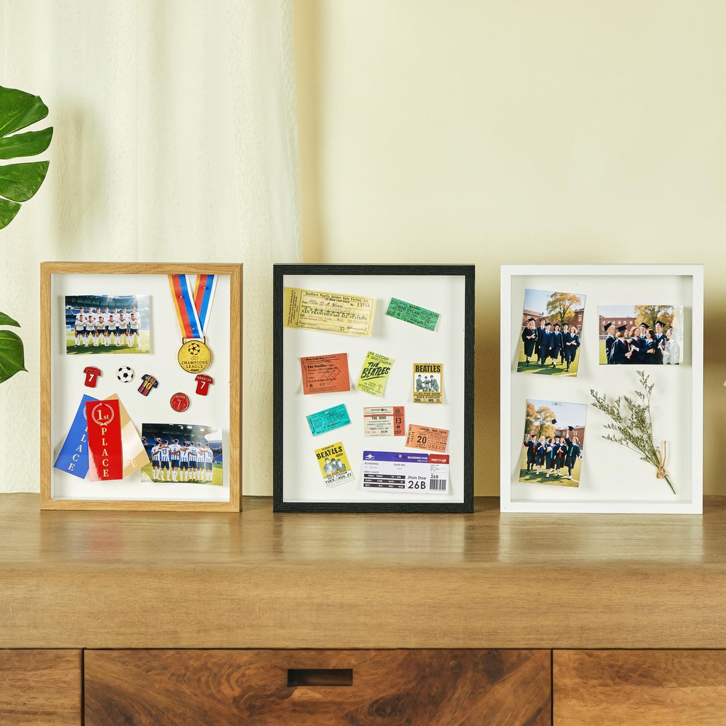 RTZQQIN 11x14 Shadow Box Display Case Picture Frame with Soft Linen Back, Large Deep Black Shadow Box 11x14 for Flowers Medal Display Case Jersey pet Graduation Memorabilia Baby Ltems Crafts Photos