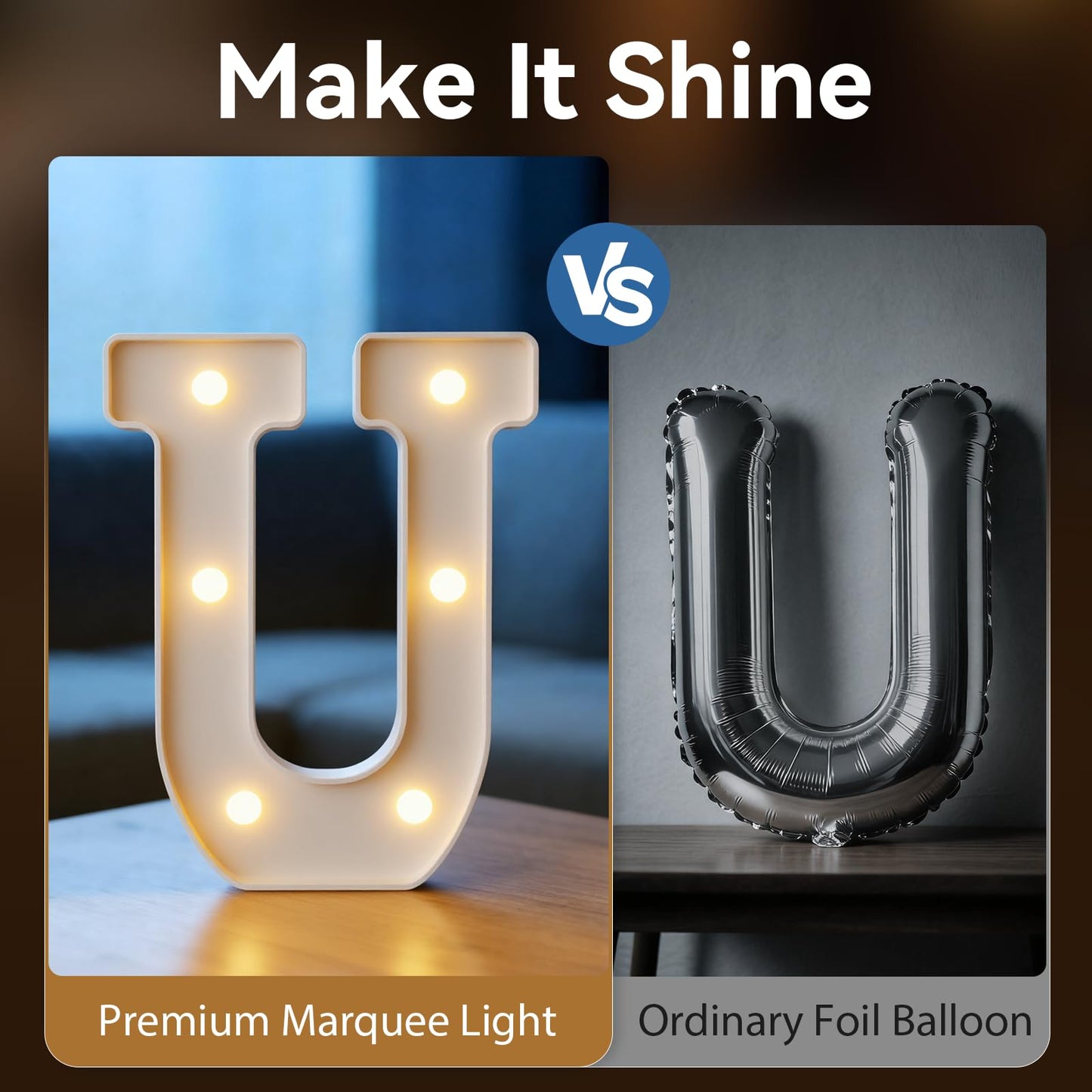 2026 Graduation Decorations PROUD OF U Light Up Letters, Proud of You Marquee Letters for High School College Congratulation Graduation Party Decor, Led Letter Sign for Class of 2026 Grad Party