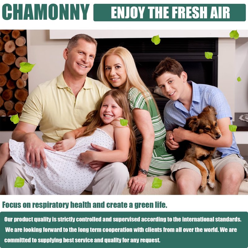 CHAMONNY AC4700B Replacement Filter FLT4700 M, Compatible with Germ Guardian AC4700, AC4700BDLX, AC4711W, AC4625, AC4625WDLX Air Purifiers, Part Number #FLT4700 & #FLT47CB4, 2Pack