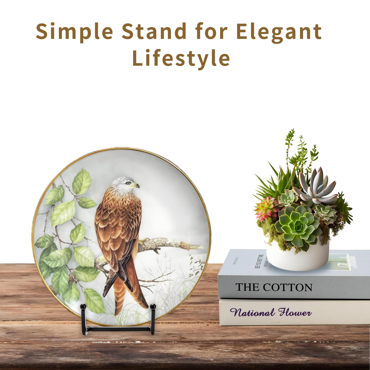 18 pcs 4.5in Plate Stands for Display,Metal Plate Holders Display Stands Can Be Used for Picture Stand,Book Stands for Display,Plate Display Stands,Easel,Photo Frame Stands,Plaque Stands,Desktop Stand