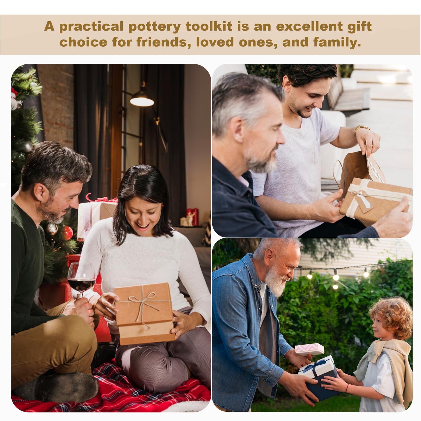 CeeVian Clay Tool Kit 43 PCS Pottery Tools Pottery Tools for Sculpting Pottery Carving Tools for DIY Handcraft Modeling Clay Carving Tools Set for Beginners and Professional Art Crafts