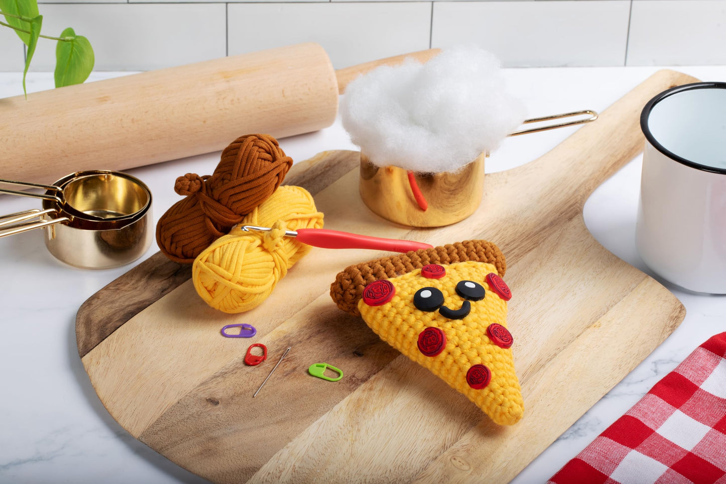 Stitchers Crochet Kit for Beginners Kids and Adults - Learn to Crochet Amigurumi Kit for Starters with Beginner Friendly Yarn and Step by Step Videos