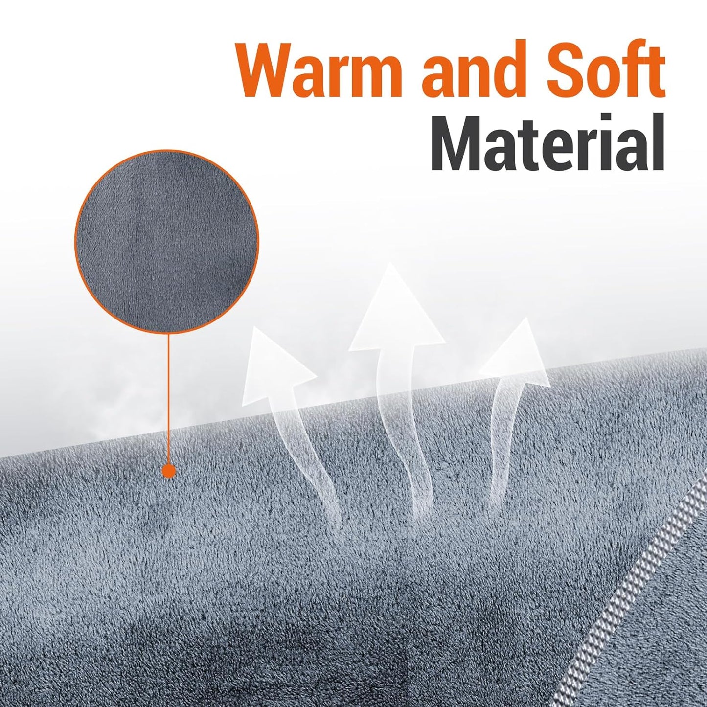 Comfytemp Foot Heating Pad for Plantar Fasciitis, Foot Pain Relief Products for Achilles Tendonitis Sprained Ankle Heel Spur, Heated Ankle Wrap Warmer with 3 Heat and Time Sets