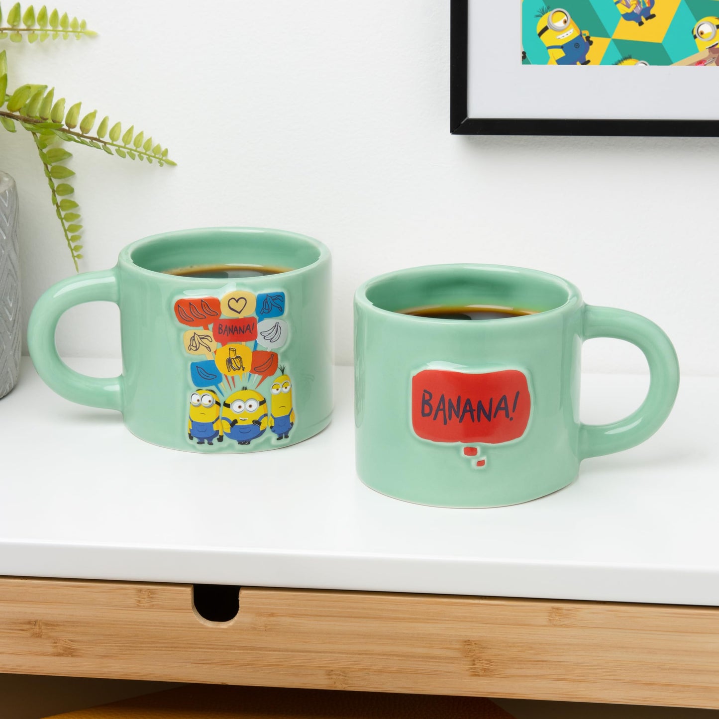Paladone Minions Embossed Ceramic Mug, 400ml, Character Design, Officially Licensed