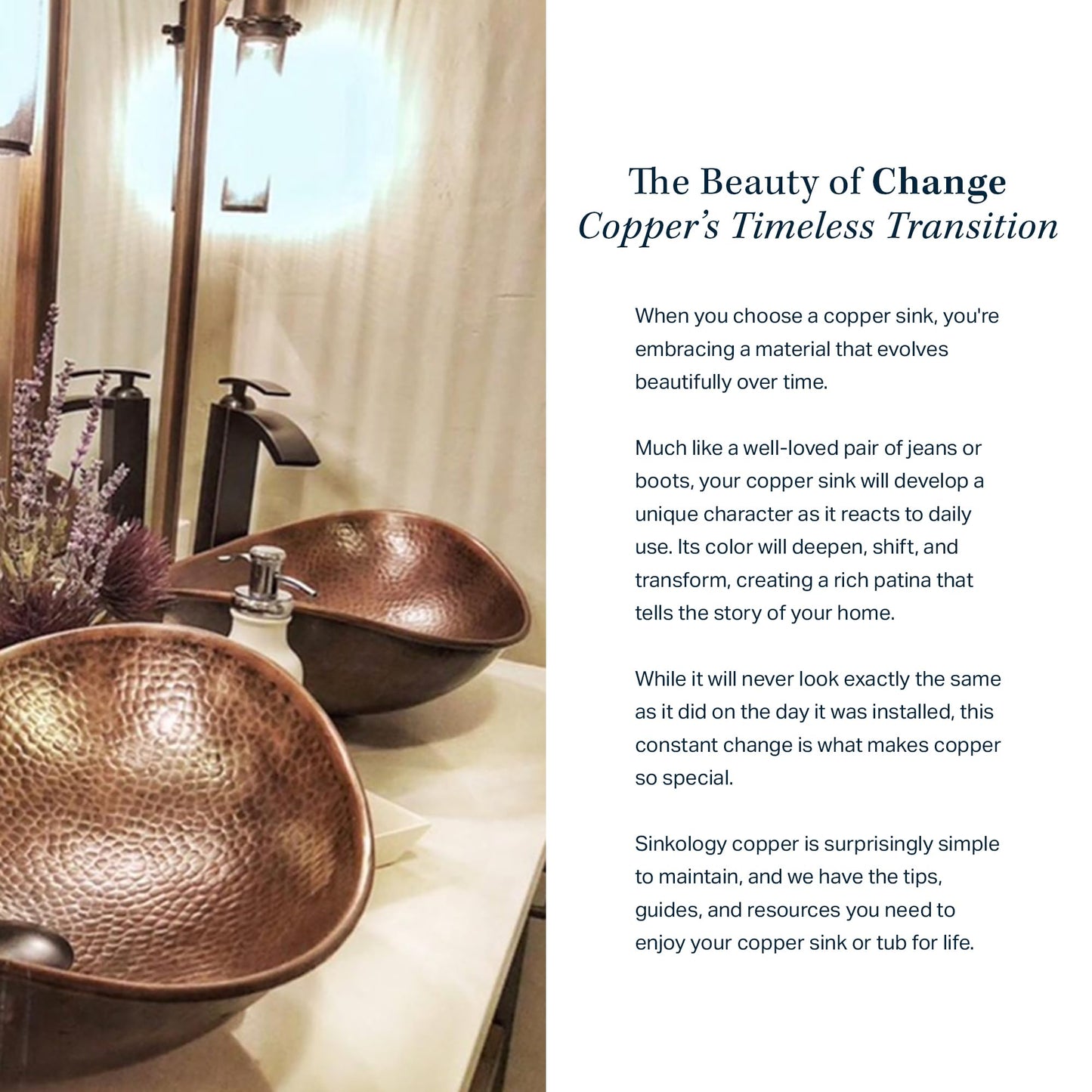 Freud Copper 19" Oval Undermount Bath Sink with Care Kit