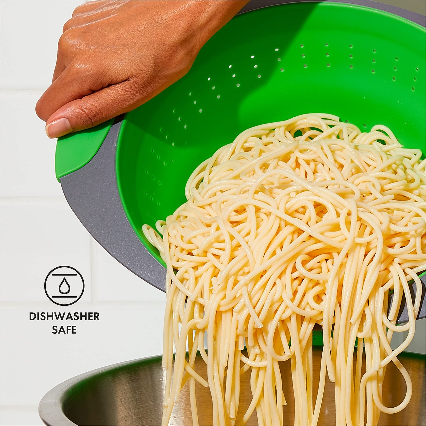 OXO Collapsible Colander, 3.5 quart, Green