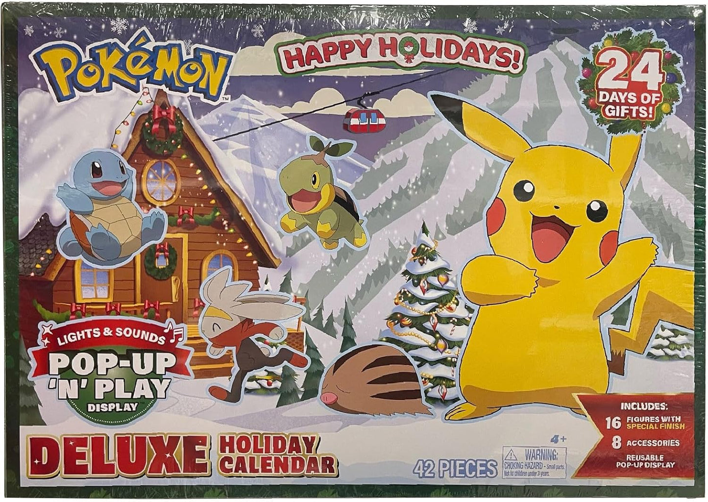 Pokémon Deluxe Holiday Advent Calendar - 24 Exciting Gifts for Festive Fun