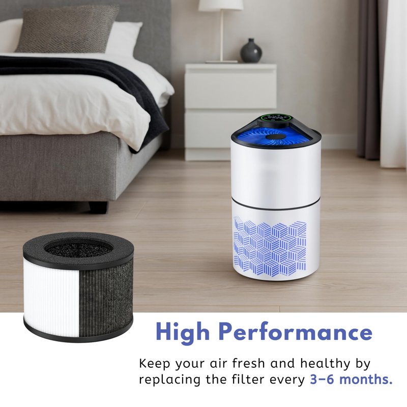 Nispira TZ-K1 Plus Replacement Filter Compatible with ToLife TZ-K1 Plus Air Purifiers Large Room 1291 Sq ft Size 7"L x 8"W x 8"Th, 1 Pack