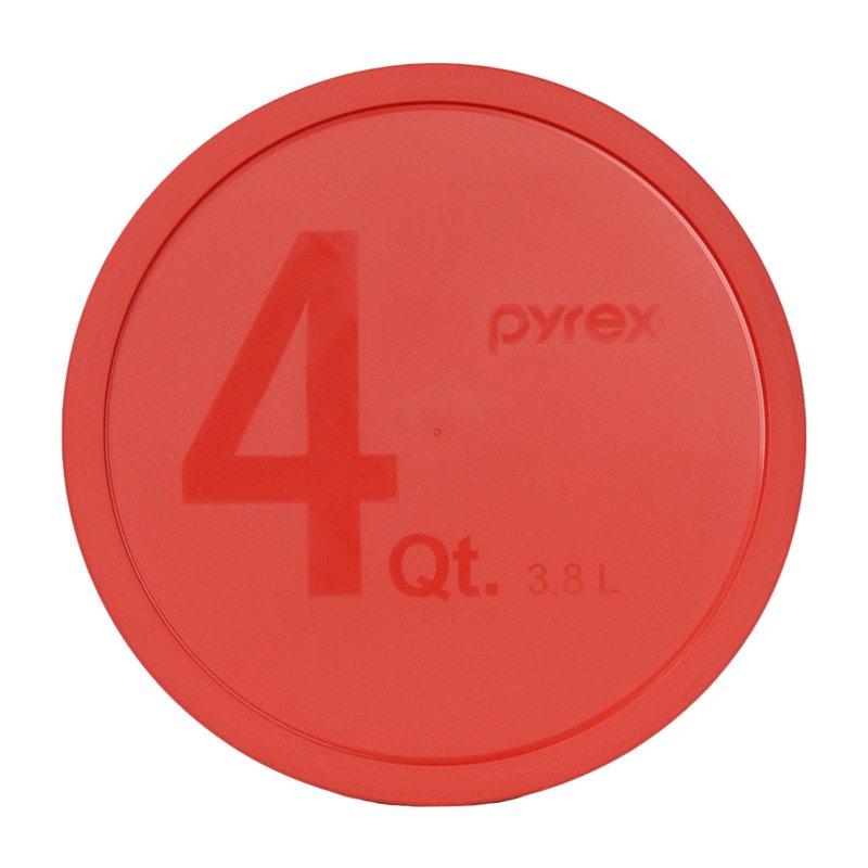 Pyrex (1) 322-PC Green, (1) 323-PC Orange, (1) 325-PC Blue, and (1) 326-PC Red Mixing Bowl Lids (FOR PYREX MIXING BOWLS ONLY) - Made in the USA