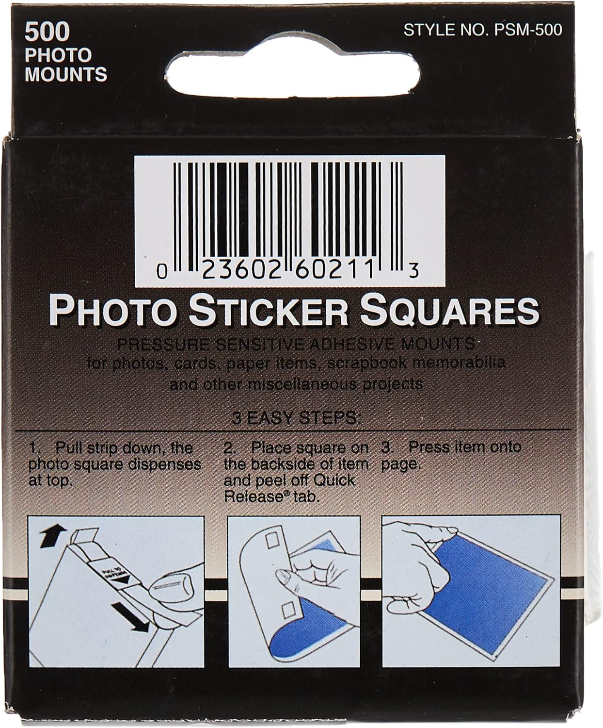 Pioneer Photo Mounting Squares, 500pk