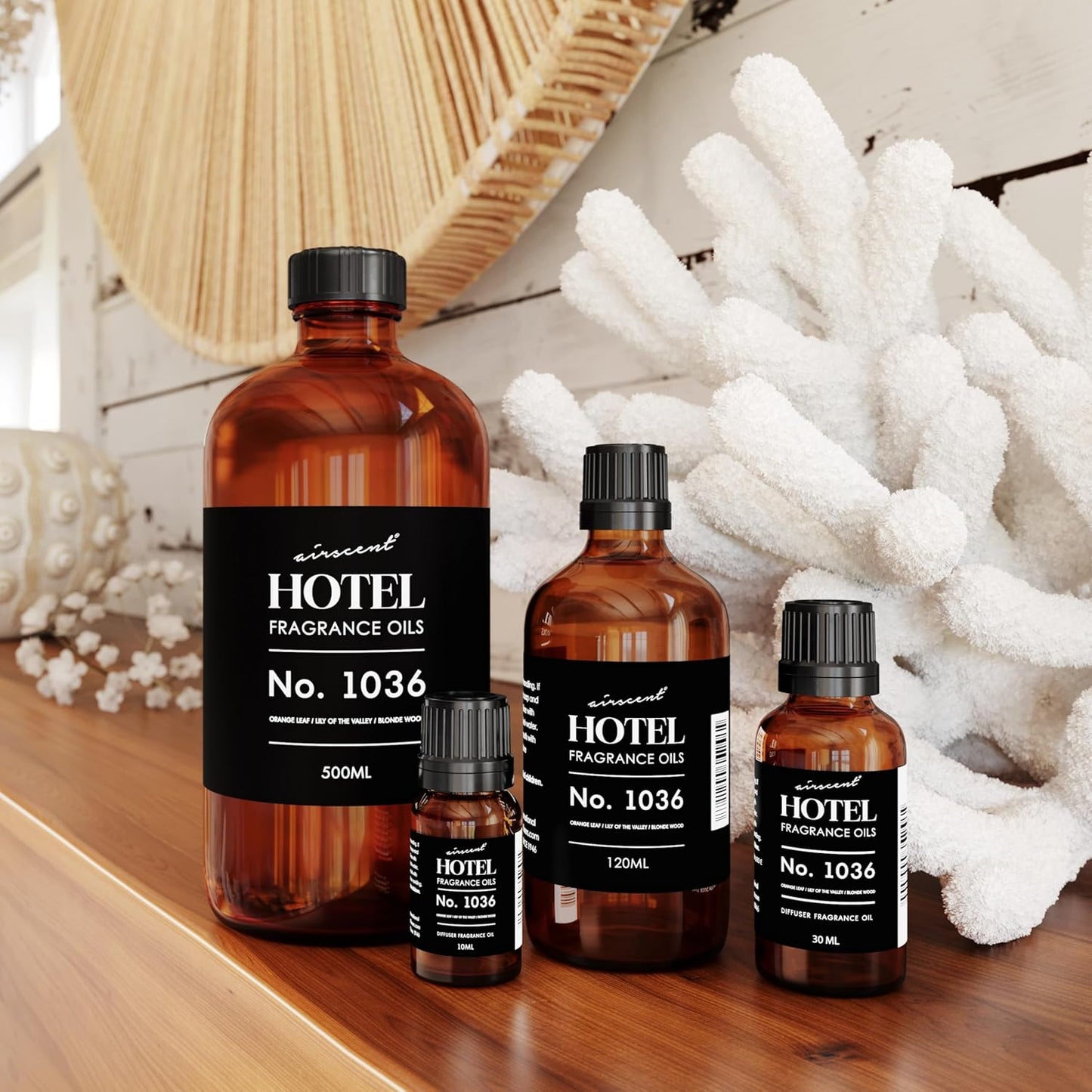AirScent Hotel Diffuser Oil No. 1036 - Las Vegas Venetian-Inspired Scent | 500 mL Bottle for Ultrasonic Diffusers