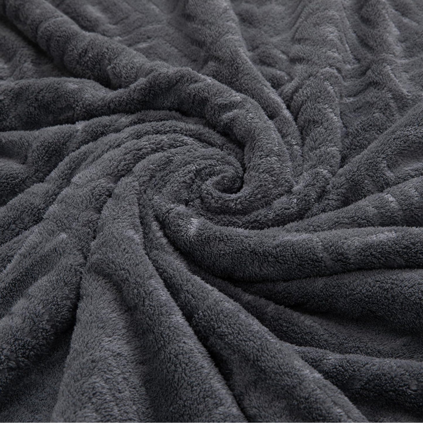 Smuge 18-Piece Bath Towel Set, Include 6 Bath Towel Sheets, 6 Hand Towels and 6 Washcloths - Highly Absorbent Quick Dry 100% Microfiber,Ultra Soft Bathroom Towel Set (Dark Gray)