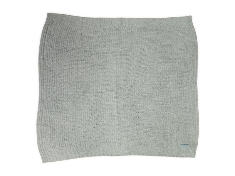 Barefoot Dreams® CozyChic Lite® Waffle Receiving Blanket, Waterfall, 30"x30"