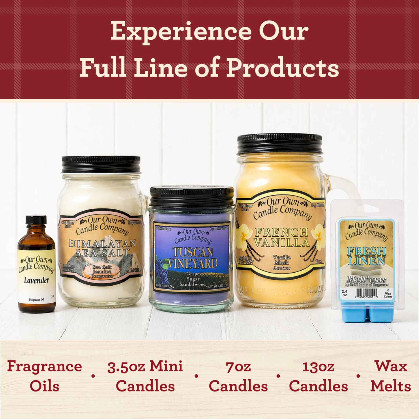 Our Own Candle Company Homemade Sugar Cookie Scented Mason Jar Candle, 100 Hour Burn Time, Made in The USA - 13 Ounces