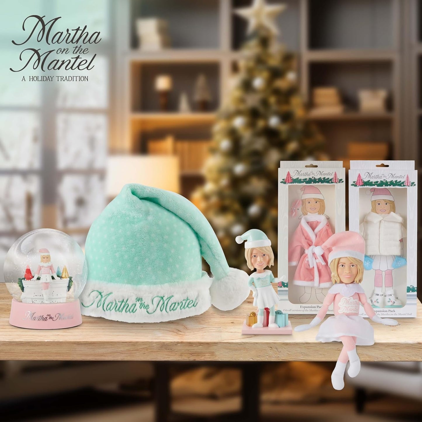 Martha Stewart Ski Jacket Expansion Pack - Ice Skates & Mittens for Elf Collectibles | Perfect Secret Santa Gift