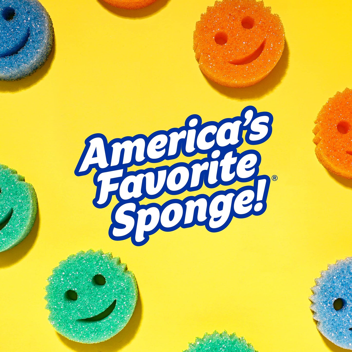 Scrub Daddy Sponge - Halloween - Non-Scratch Scrubbers for Dishes and Home - 3ct