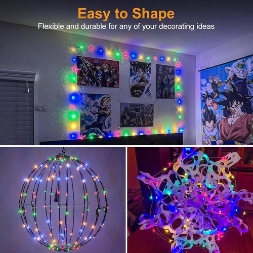 Btfarm 30 Pack Fairy Lights - Battery Operated 7ft Twinkle Lights | Waterproof Mini Silver Wire for Weddings & Decor