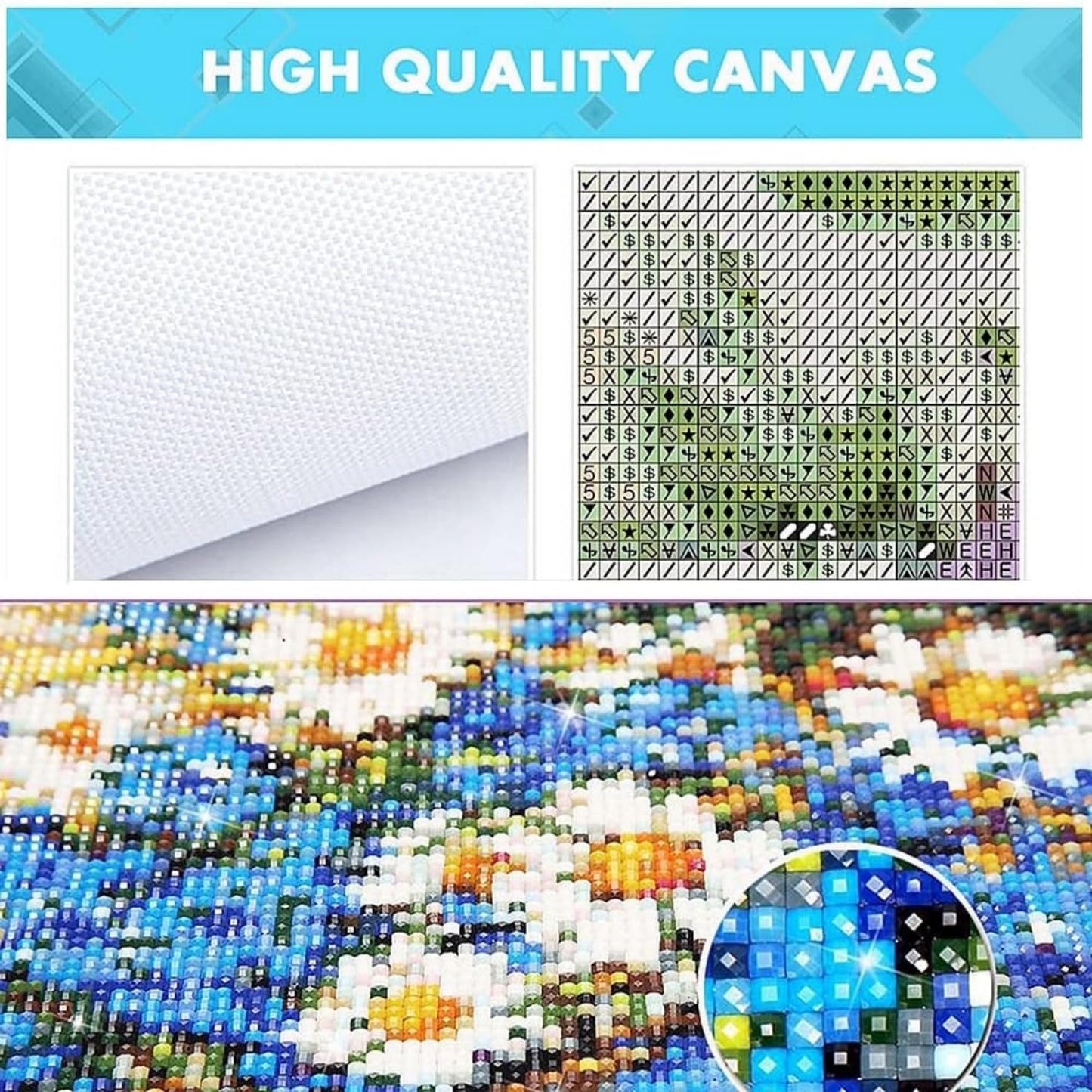 5D Diamond Art Painting Cavalier King Charles Spaniel Full Drill Diamond Art Painting by Number Kits for Adults Square Beads Mosaic Cross Stitch for Wall Decoration 16x20inch