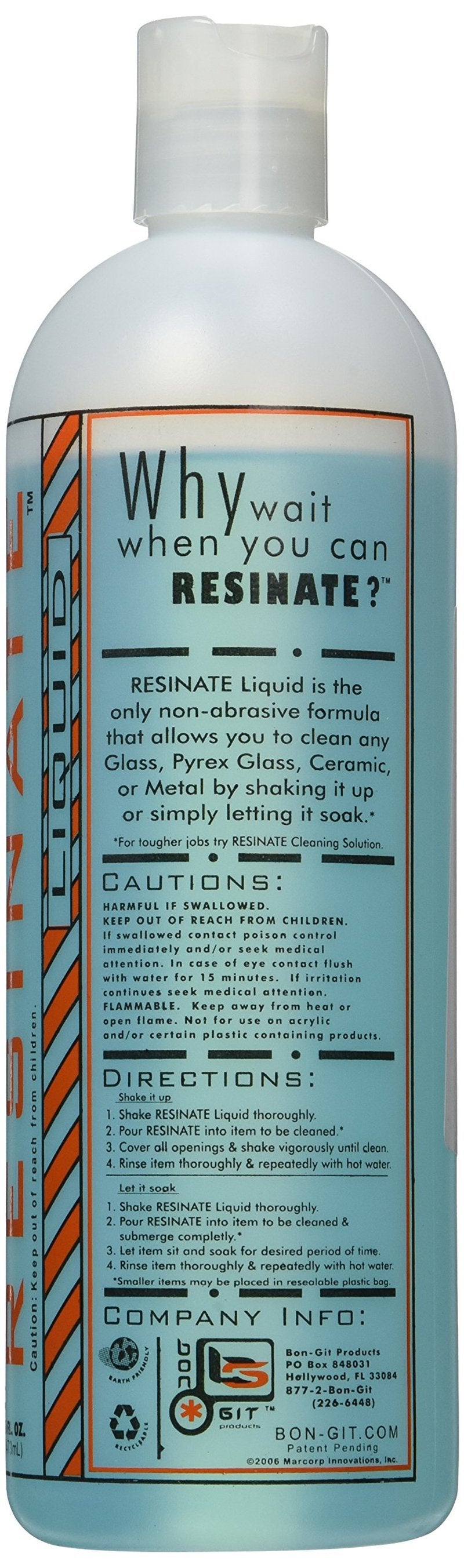 Resinate Pipe Cleaner Blue Unscented 16 Fl Oz