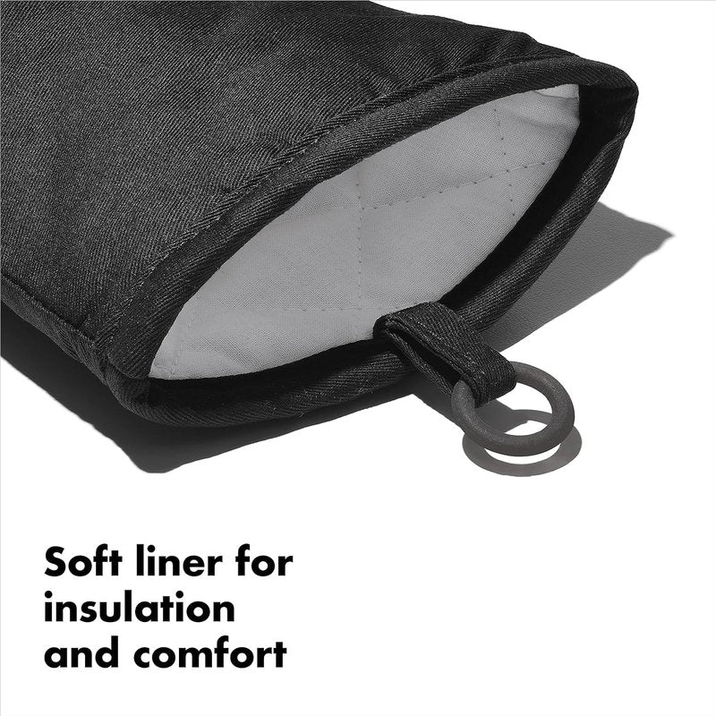OXO Good Grips Silicone Oven Mitt - Black, Pack of 2