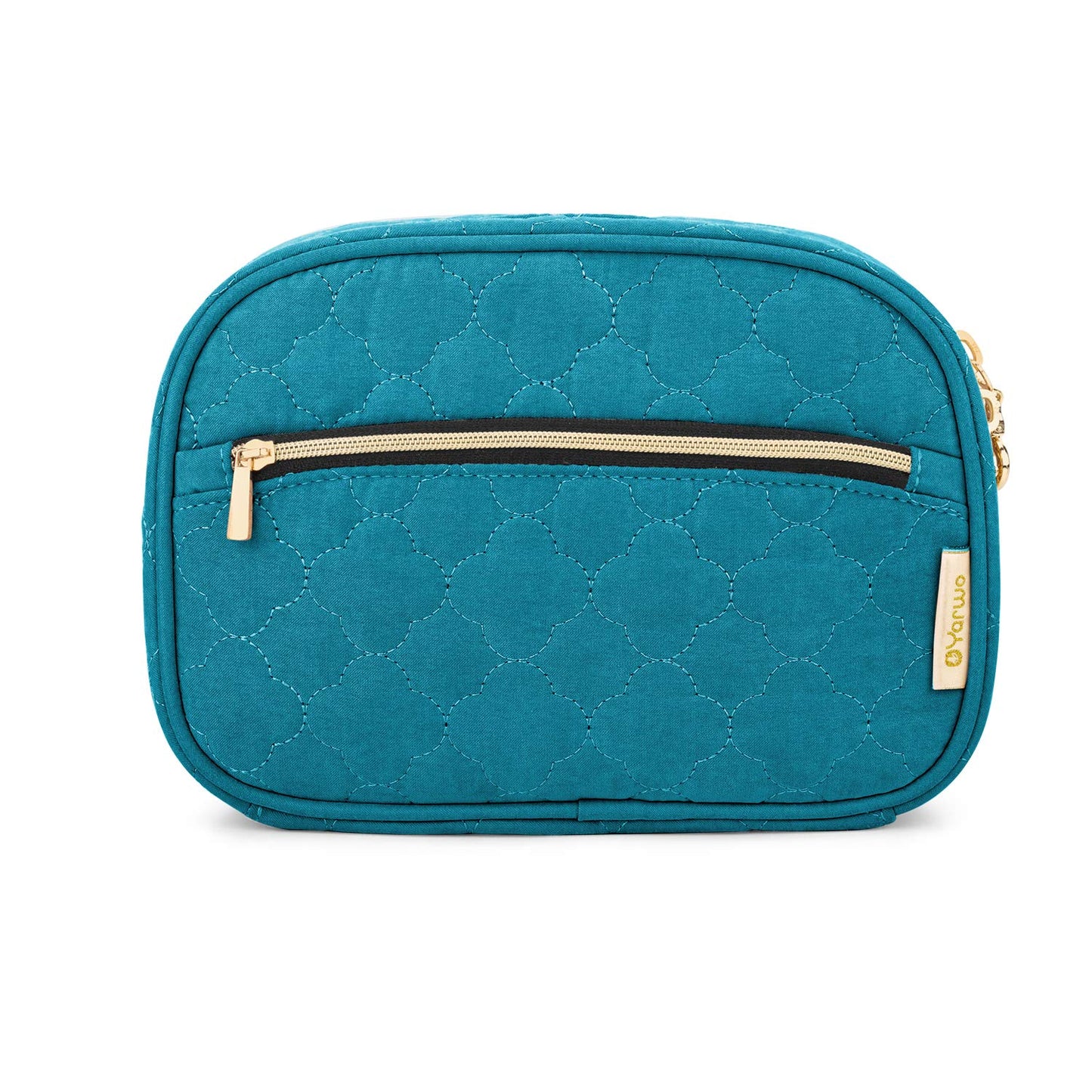 Yarwo Crochet Hook Case, Travel Organizer Bag for Crochet Hooks, Aluminum Crochet Hooks, and Crochet Supplies, Teal (Bag Only)