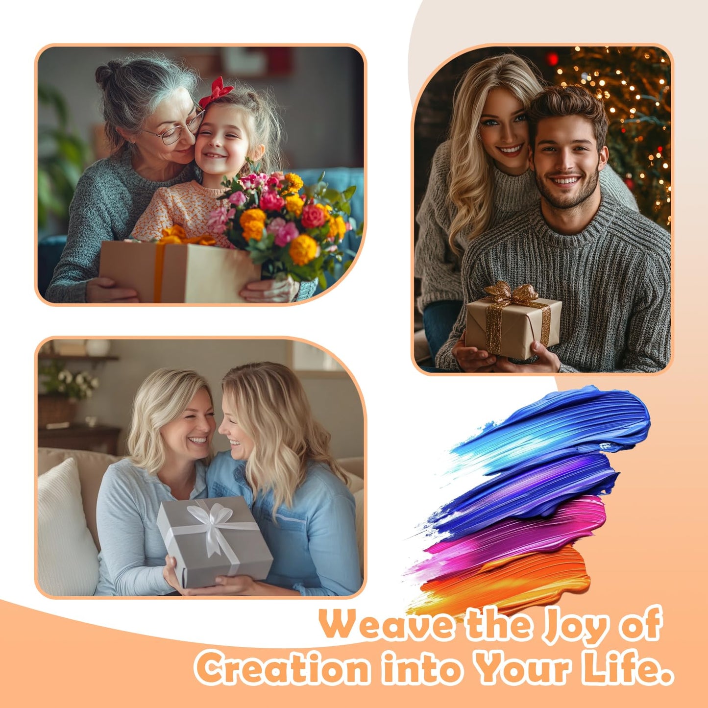 4 Pack Paint by Numbers Kit for Kids Easy Kid Paint by Number Kits Ages 8-12 Beach DIY Painting Kits for Kids Age 4-8 Beginner Paint by Number Canvas with Frame Children Color by Numbers Kit 8x8 Inch
