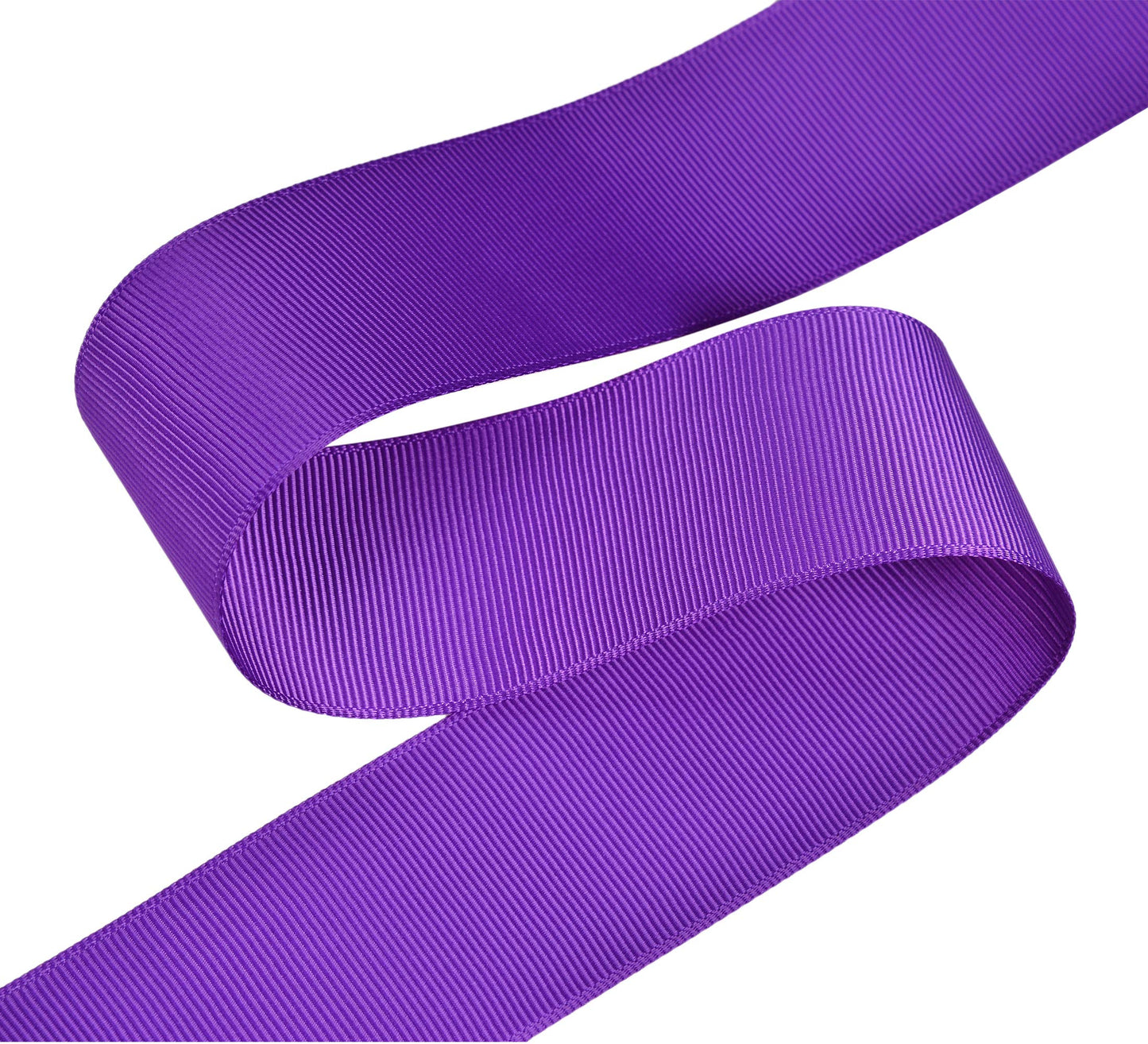 YAMA Purple Grosgrain Ribbon, 1 1/2 Inch 50 Yards, Great for Crafts Bows Flower Bouquet Wedding Home Decor Gift Wrapping