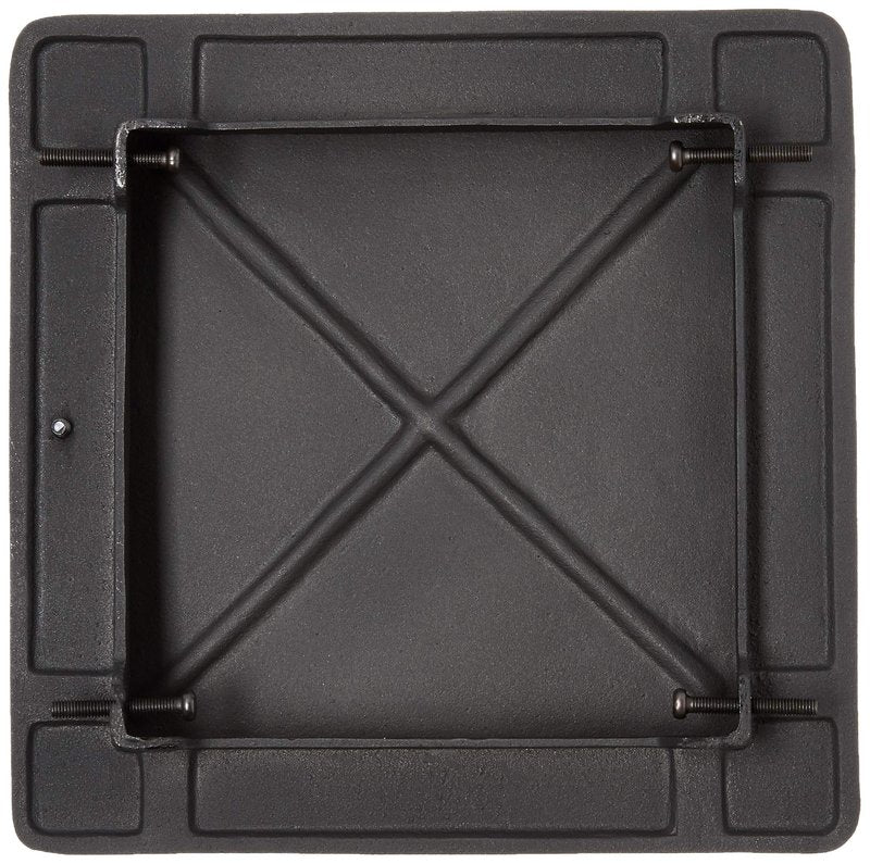 Minuteman International Cast Iron Clean-Out Door, 8 by 8-Inch,Black