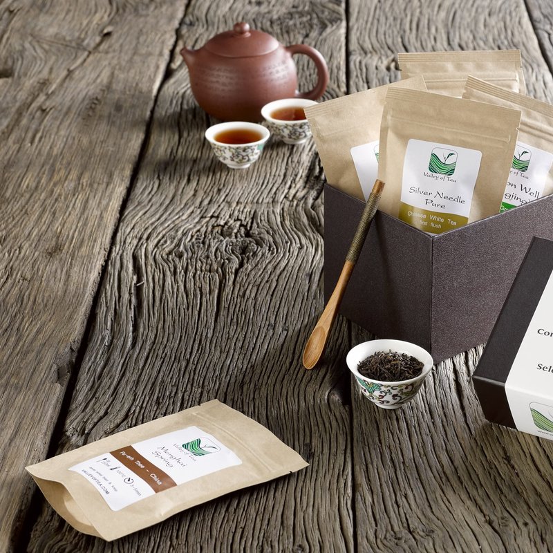 Tea Lovers Gift Basket Connoisseurs - Luxury Loose Leaf Tea Variety Pack - Specialty Teas Gift Box - Luxury Assortment of Tea Samplers - Samples Loose Leaf Tea Gift Set Tea Sampler Gift Set