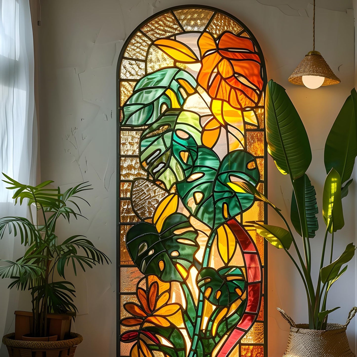 PP OPOUNT Stained Glass Kit for Beginners & Adults, Complete Stained Glass Making Kit with 100W Adjustable Soldering Iron, Glass Cutting Tools, Diamond Cutter Set & Instructions for DIY Glass Crafts