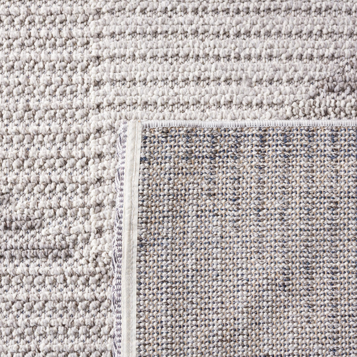 SAFAVIEH Area Rug 9x12 - Global Collection - Large - Light Grey & Grey, Non-Shedding & Easy Cleaning, Ideal for Living Room, Bedroom, Office, Dining Space (GLB400F)