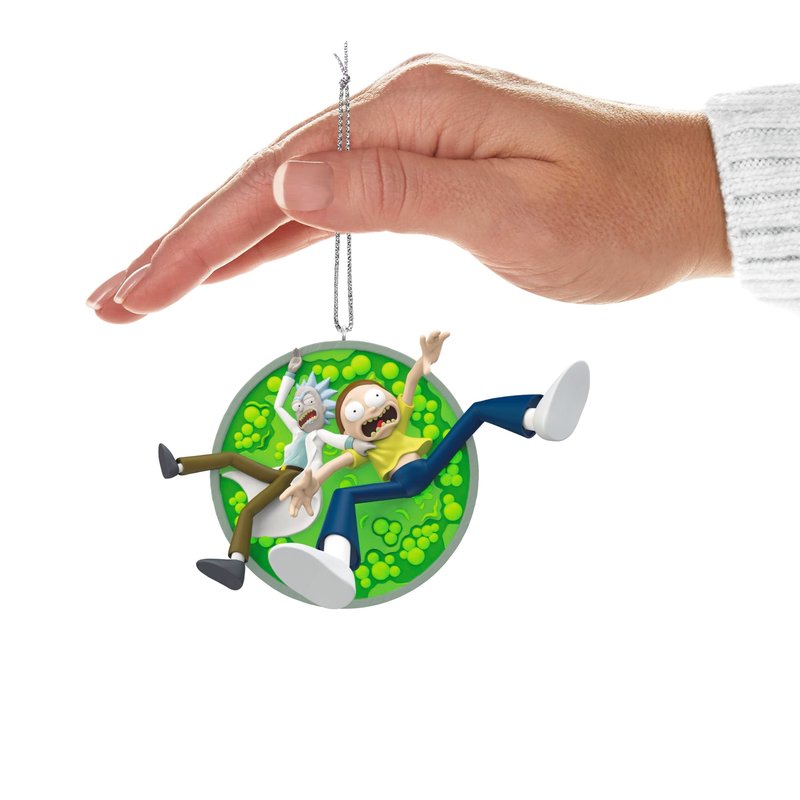Hallmark Keepsake Christmas Ornament 2024, Rick and Morty "The Vat of Acid", Cartoon Gifts