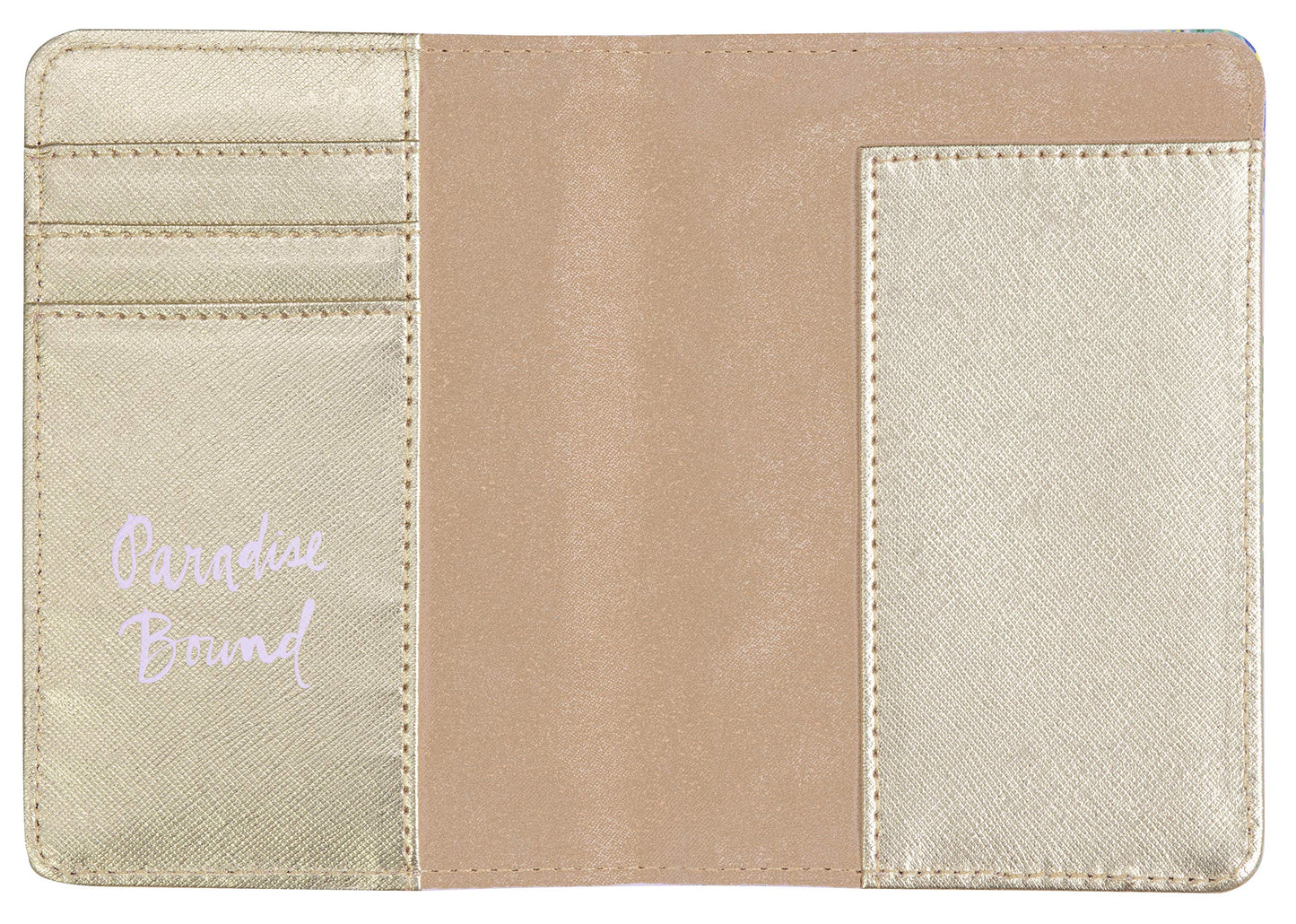 Lilly Pulitzer Vegan Leather Passport Holder, Cute Passport Cover, Travel Wallet with Credit Card Slots, Swizzle In