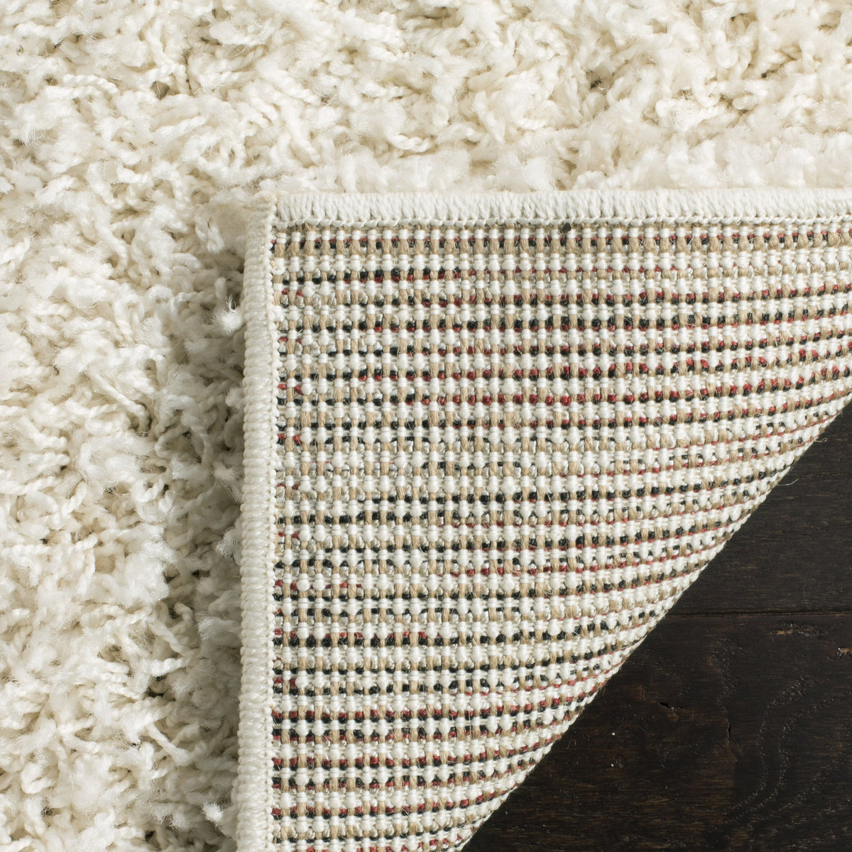 SAFAVIEH Area Rug 10x14 - Athens Shag Collection - Large - Off-White, Non-Shedding & Easy to Clean, Ideal for Living Room, Bedroom, Dining Space (SGA119B)