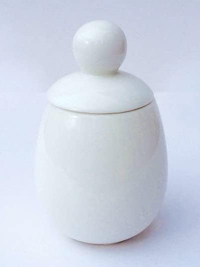 AggCoddler - Porcelain & Silicone Egg Cooker for Microwave - Easily Cook Eggs with Toppings & Mix-Ins, Dishwasher Safe,
