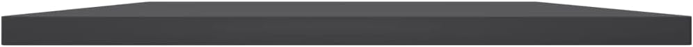 15.7"x19.7"x0.6", Set 8 vidaXL Gray Bookshelf Boards, Durable Engineered Wood, Modern Design, Versatile Storage