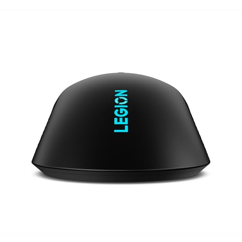 Lenovo Legion M410 Wireless RGB Gaming Mouse – 6 Button Palm Grip Mouse with 16,000 DPI, 53 Hour Rechargeable Battery, 2-Zone RGB Lighting, NVIDIA Reflex Compatible